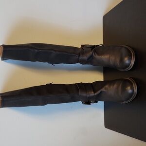 Pollini Knee high leather boots